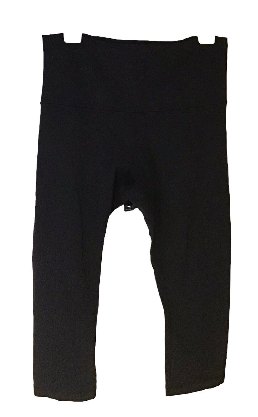 Lululemon Black High-rise Cropped Leggings Women’s SZ 12